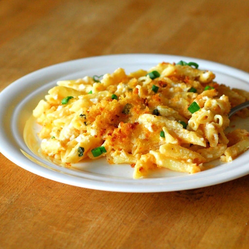 Not Your Average Mac and Cheese from A Duck's Oven. Deliciously rich mac & cheese made even better (and a little lighter!) with 2 secret ingredients.