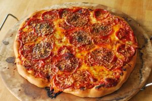 Pizza from A Duck's Oven. The ultimate recipe for perfect pizza crust and sauce.