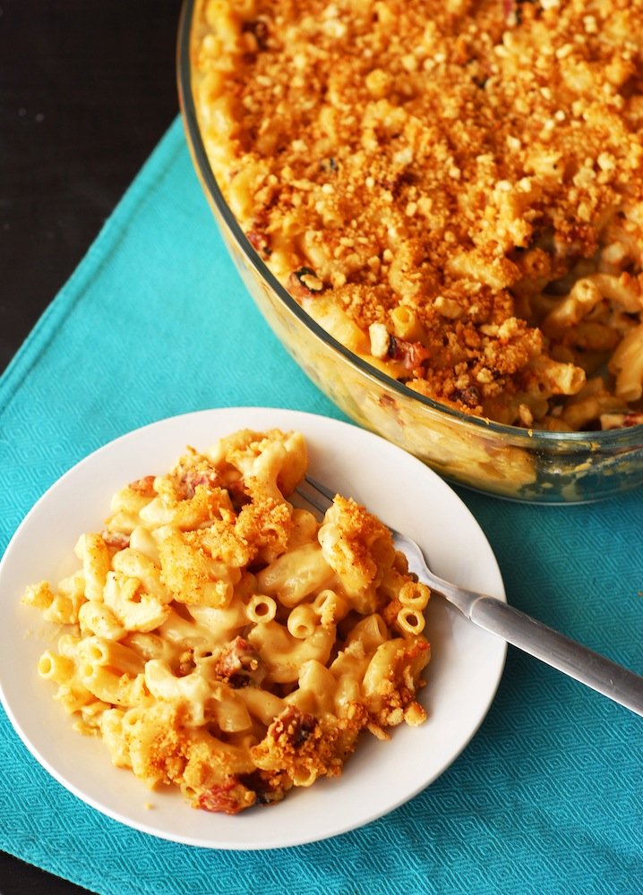 Macaroni Cheese Chorizo Bake, Family Recipes