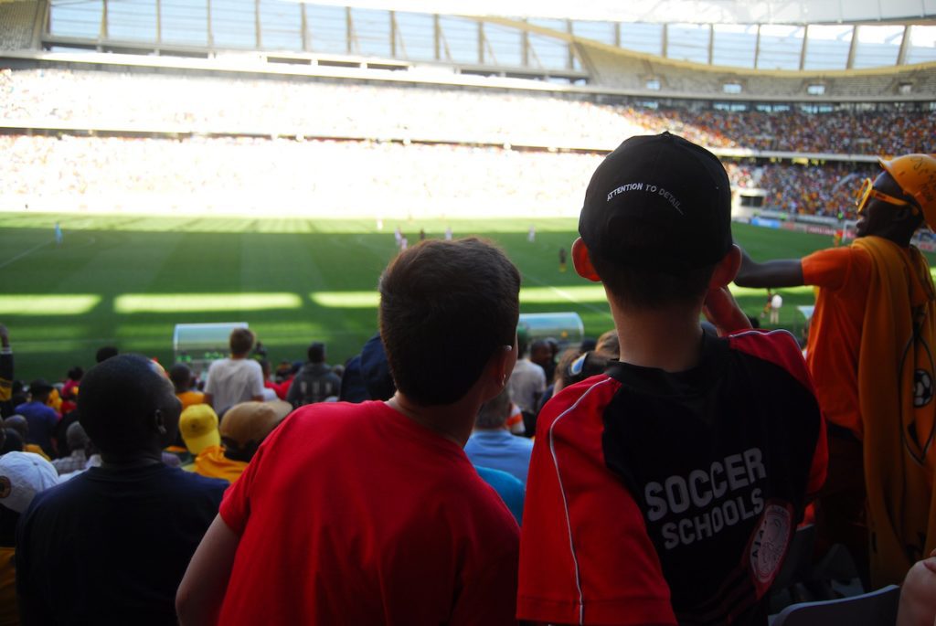 A Duck's Oven: Soccer at Cape Town Stadium. A recap of the Ajax vs. Kaiser Chiefs match in Cape Town, South Africa!