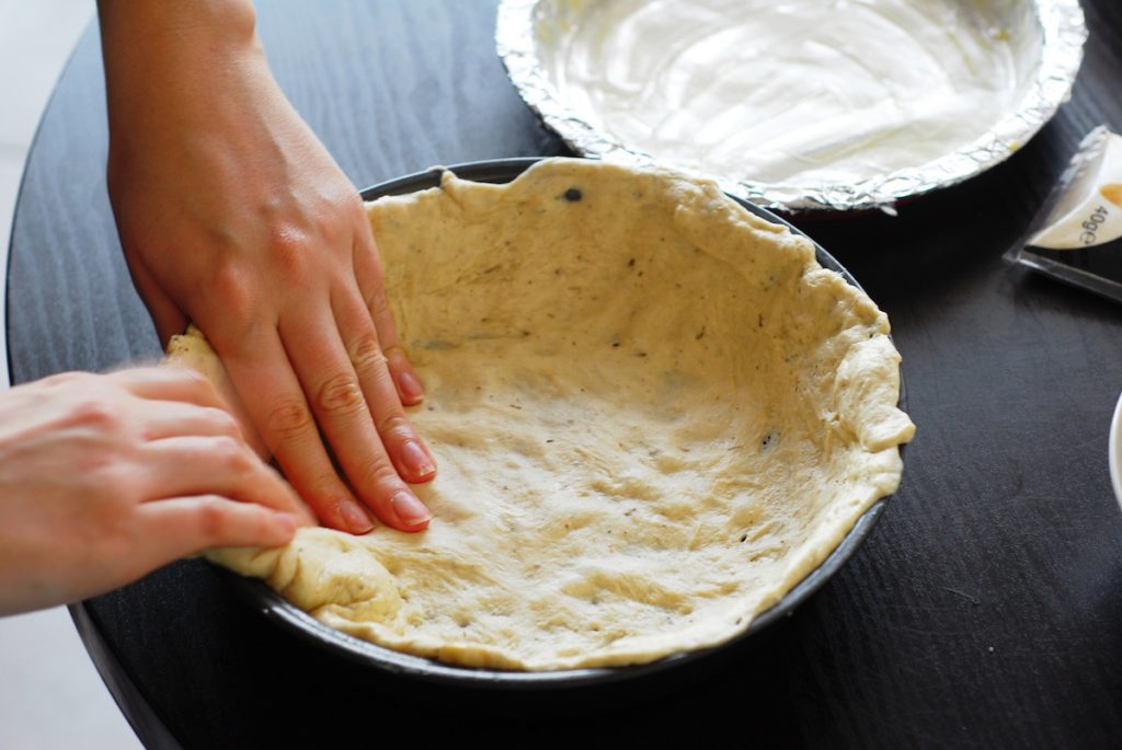 Chicago-Style Deep Dish Pizza dough