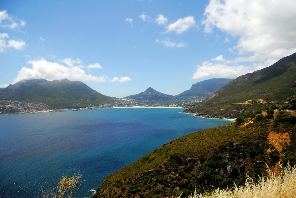 Chapman's Peak Drive on A Duck's Oven. The gorgeous stretch of road on the coast between Hout Bay and Noordhoek just outside Cape Town, South Africa.