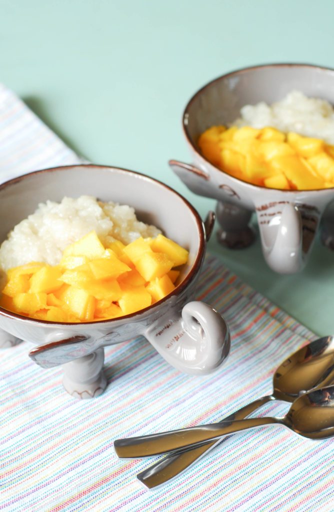 Thai Mango Sticky Rice from A Duck's Oven.