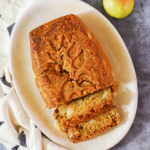 Whole Wheat Pear Banana Bread from A Duck's Oven