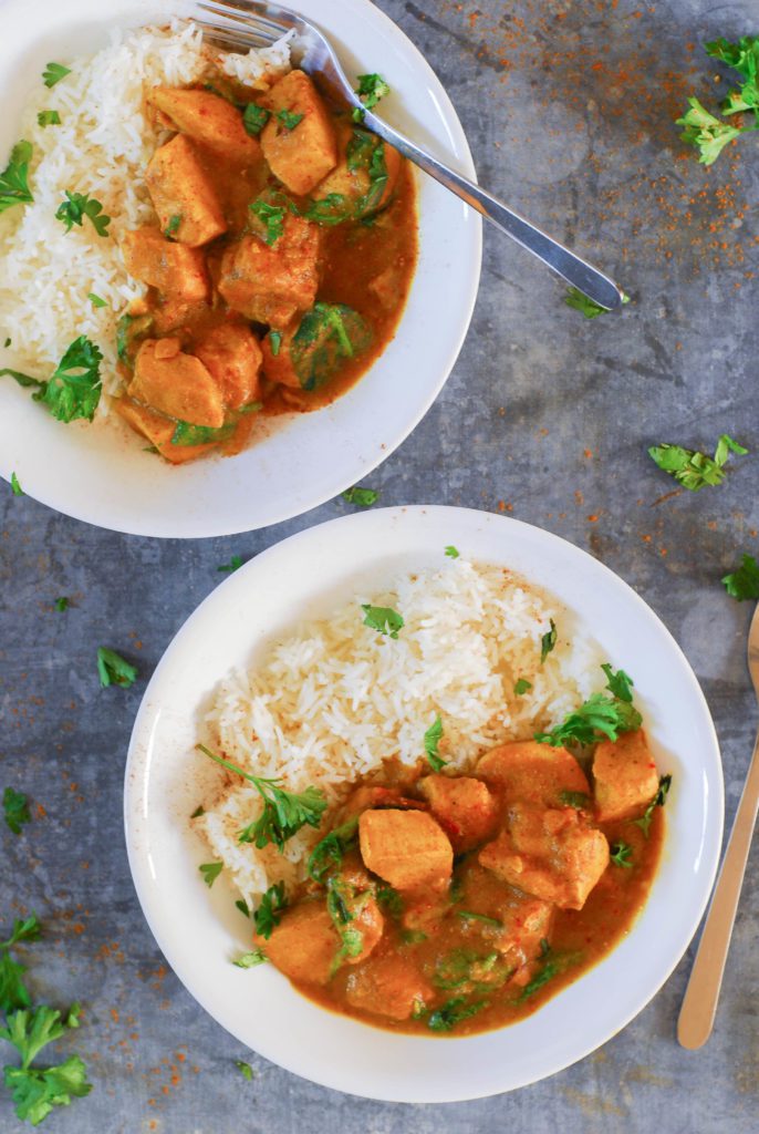 Pumpkin Spice Chicken Curry from A Duck's Oven