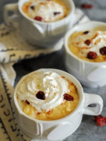 Pumpkin Tapioca Pudding from A Duck's Oven