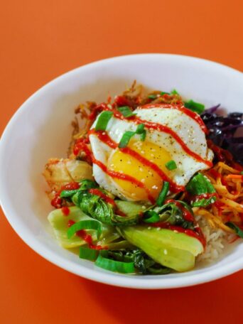 Crispy Pork Bibimbap from A Duck's Oven