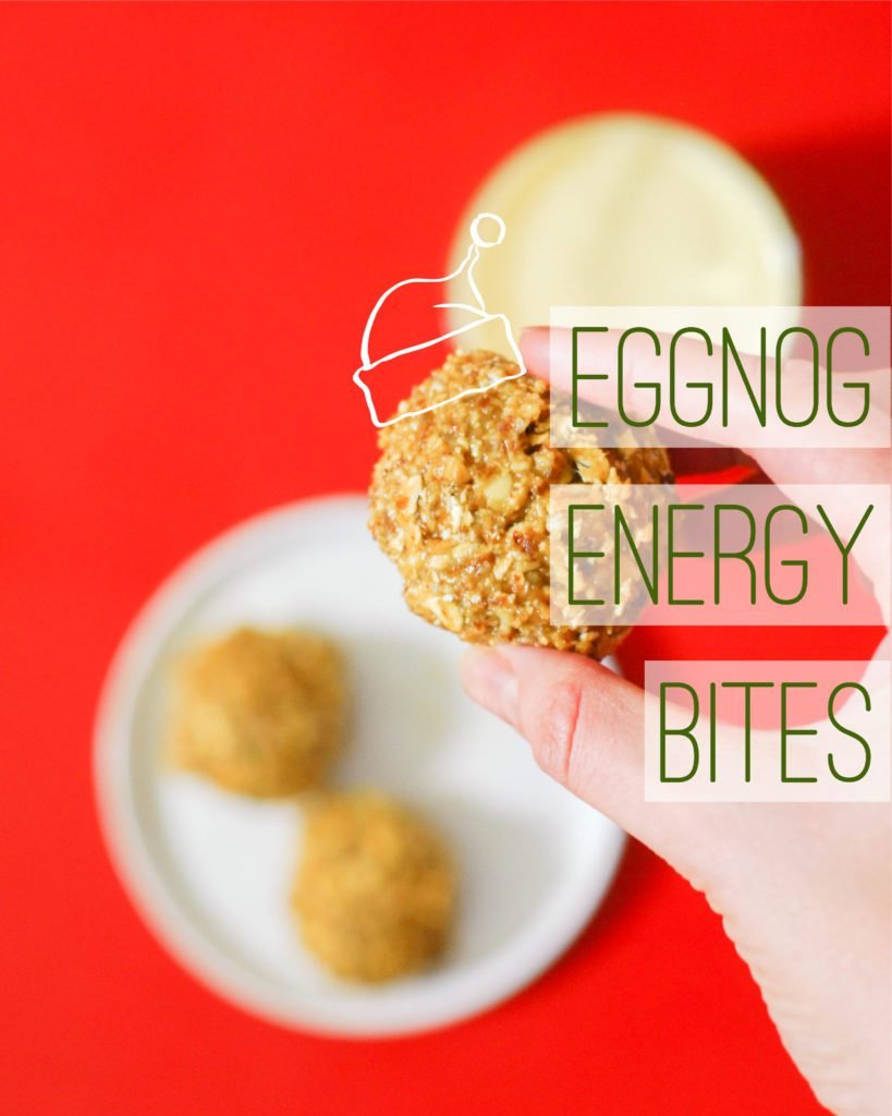 Eggnog Energy Bites from A Duck's Oven