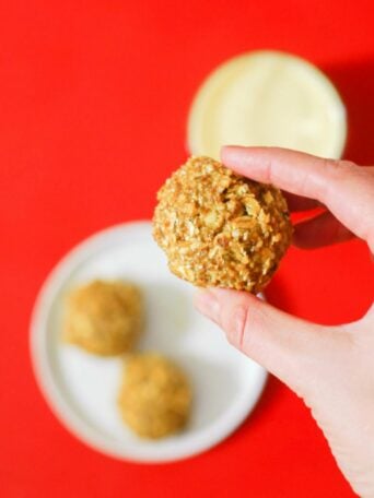 Eggnog Energy Bites from A Duck's Oven