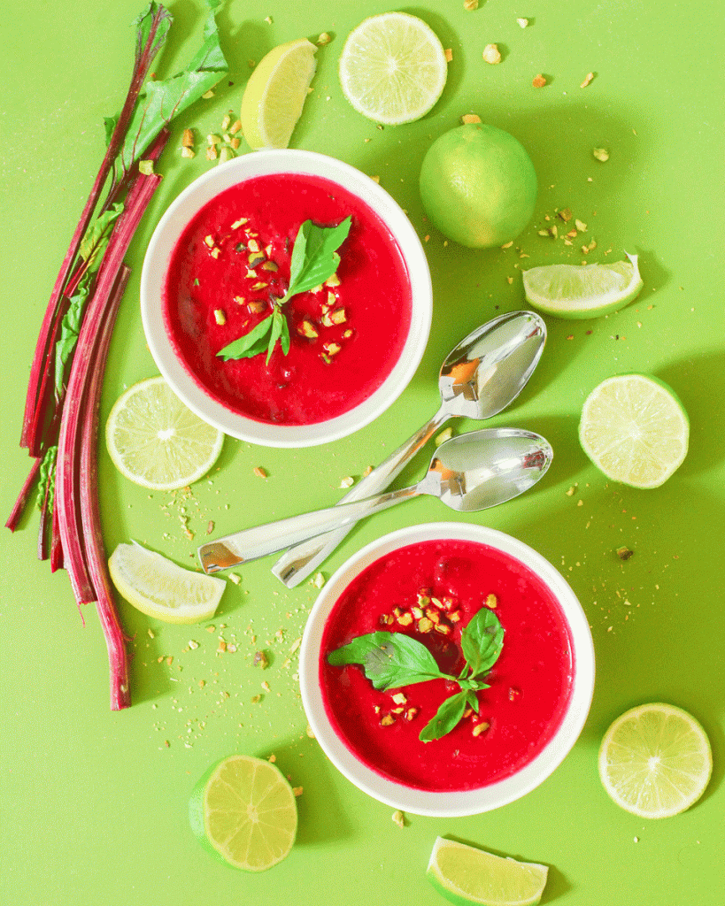 Instant Pot Thai Beet Soup from A Duck's Oven