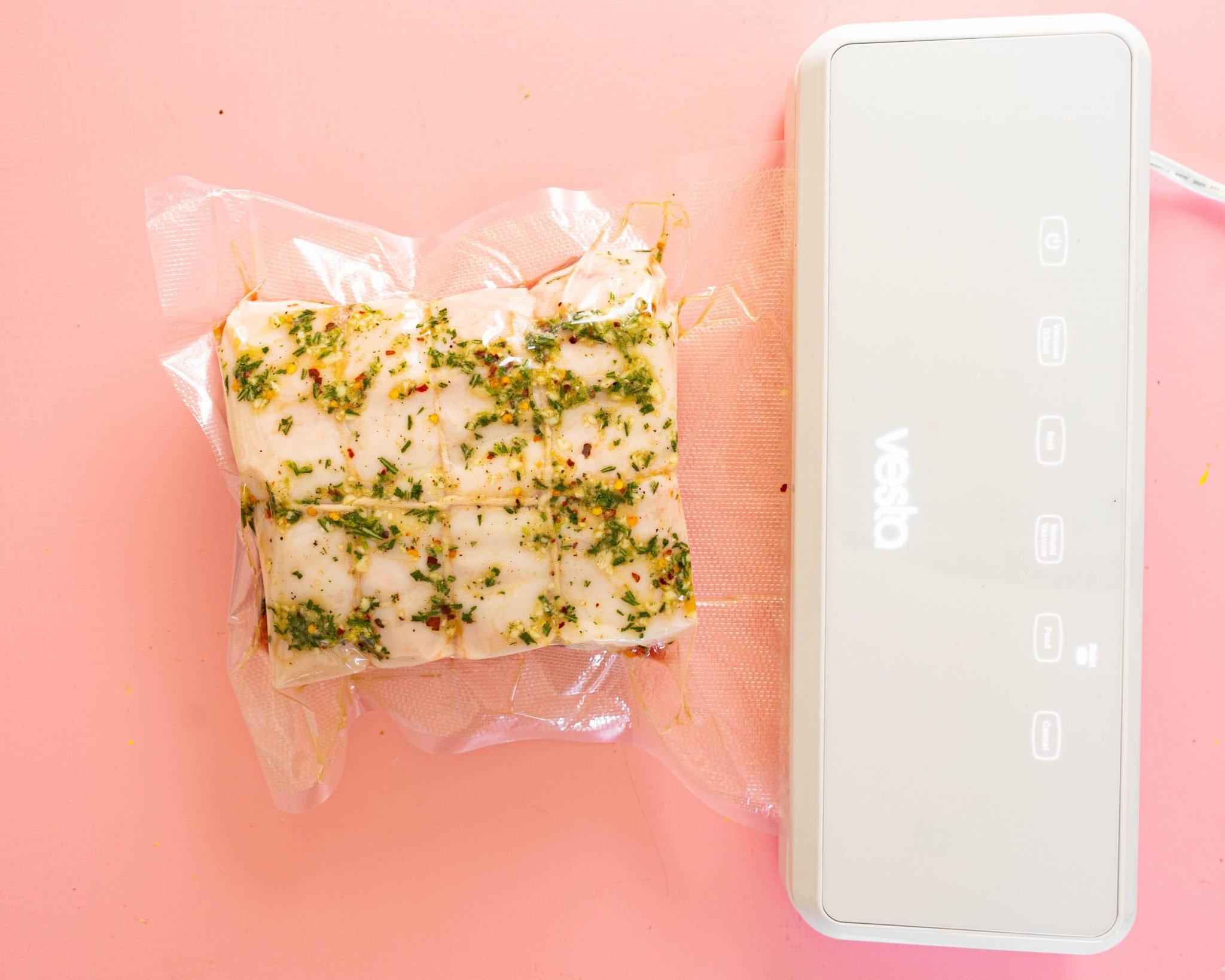 Sous Vide Pork Loin Roast with Garlic Herb Rub A Duck's Oven