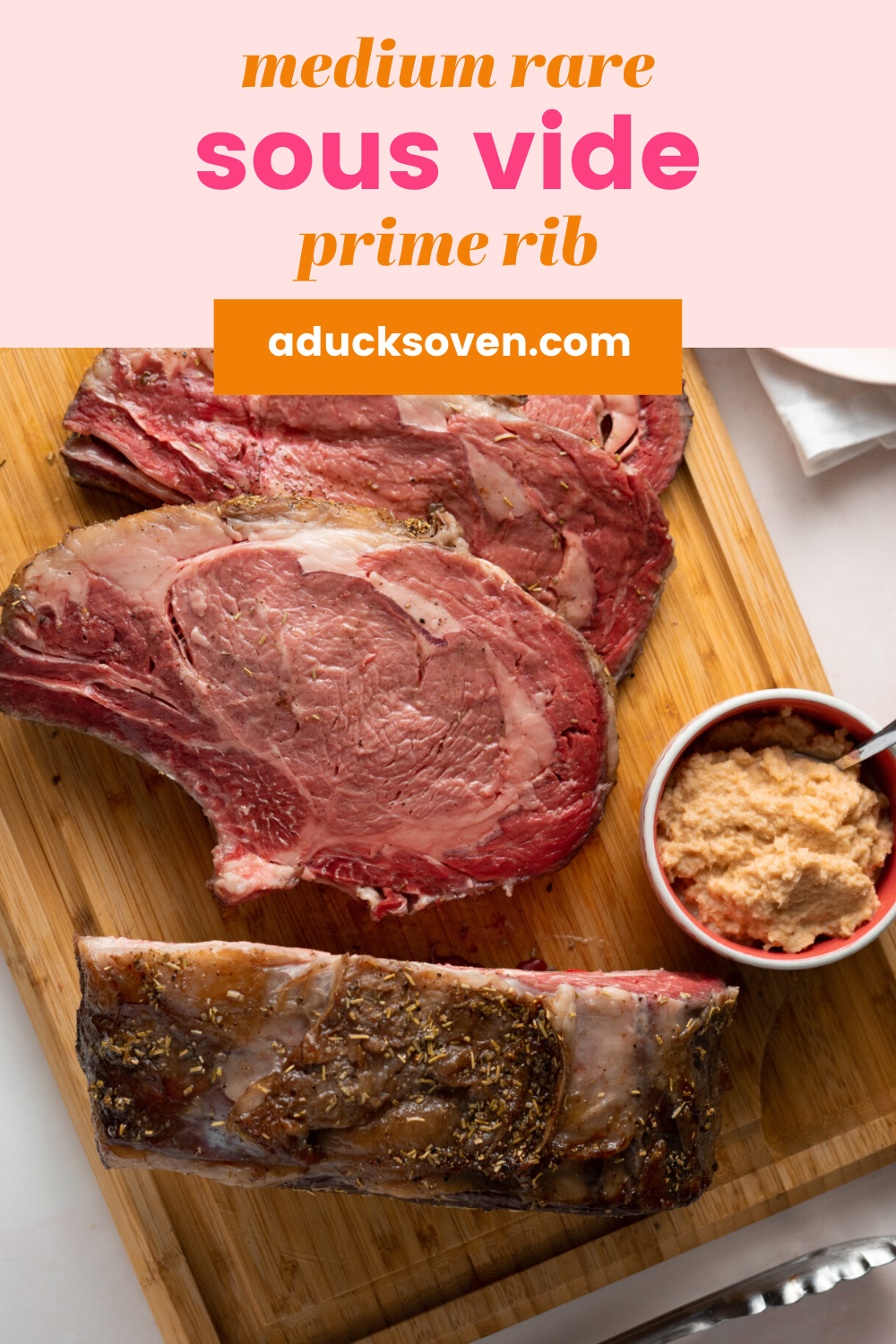 Medium-Rare Sous Vide Prime Rib (Foolproof) - A Duck's Oven